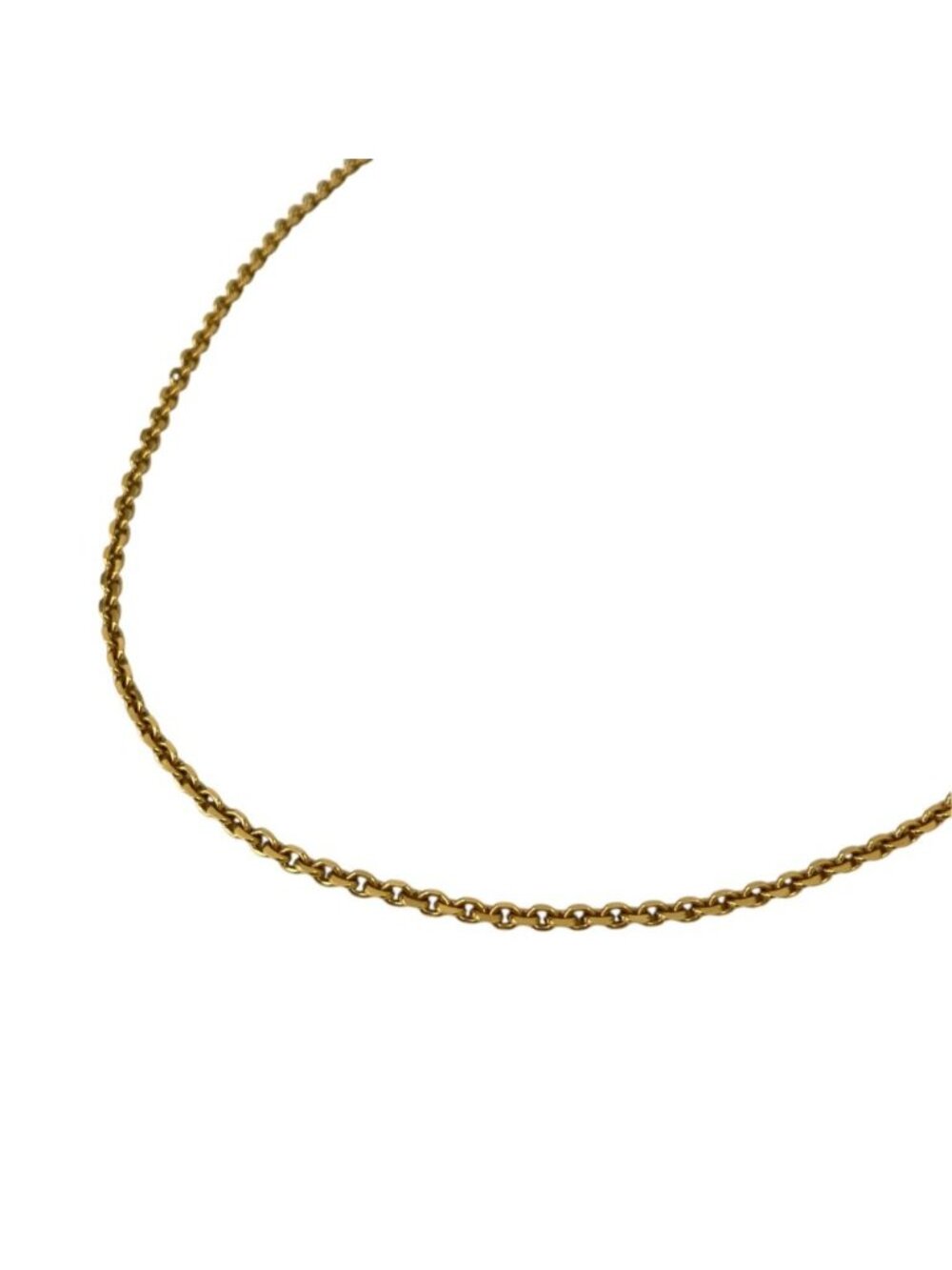 Saint Laurent Paris Chain Necklace Gold